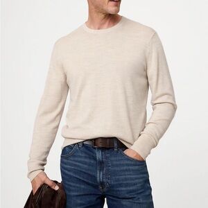 Merino extra fine wool crew neck sweater Banana Republic